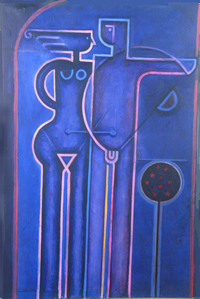 Painting:  Adam and Eve 2